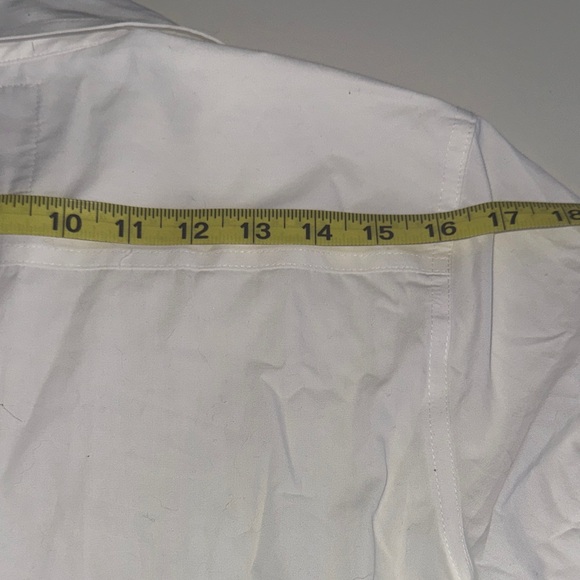 Karl Lagerfeld White Floral Button Down Shirt - Picture 9 of 10